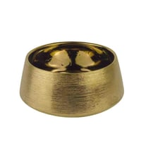 أصيص ذهبي معدني أنيق – لمسة فخامة لديكورك حجم متوس...