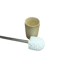 فرشاة مرحاض سيراميك مع قاعدة مزخرفة – تصميم راقي