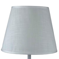 مصباح طاولة كلاسيكي بقاعدة زجاجية