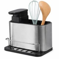 منظم حوض المطبخ ستيل مع موزع صابون