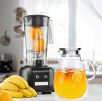 طقم إبريق زجاجي أنيق مع ستة أكواب