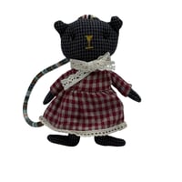 ميدالية دمية دب قماشية