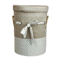 طقم سلال تخزين ديكورية بخيوط الجوت – 3 قطع