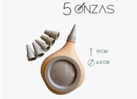 كيس تزيين سيليكون للكيك مع رؤوس تزيين – سعة 5 أونص...