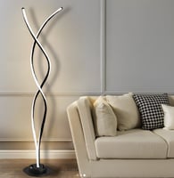 مصباح أرضي LED بتصميم هندسي عصري