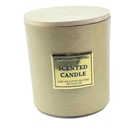 شمعة فاخرة معطرة بغطاء خشبي