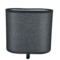 أباجورة طاولة بتصميم عصري - قاعدة بيضاوية سوداء