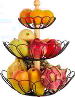 حامل سلة فاكهة من 3 طبقات لتخزين