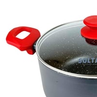 قدر طبخ سولتام بمقابض حمراء -24سم