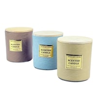 شمعة فاخرة معطرة بغطاء خشبي