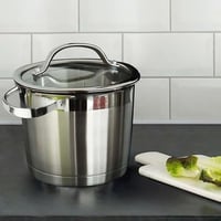 قدر طبخ من الستانلس ستيل مانع للالتصاق – 26 سم