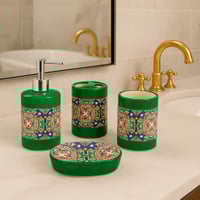 طقم اكسسوارات حمام مكون من 4 قطع