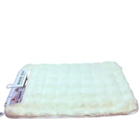 سجادة فرو ناعمة فاخرة لون سكري