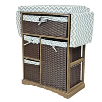 وحدة تغيير ملابس الأطفال متعددة الاستخدامات مع سلا...