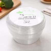 علب حفظ طعام بلاستيك شفافة محكمة الاغلاق سعة 800 م...