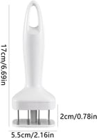 مطرقة تطرية اللحم بـ 24 إبرة ستيل – تصميم مربع وقا...