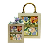 صناديق هدايا فاخرة بمقبض خشبي من البامبو – تصميم أ...