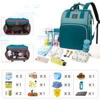 شنطة ظهر لحفاضات الأطفال