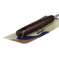 مصفاة زيت استيل بمقبض خشبي