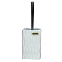 فرشاة حمام سيراميك مربعة بقاعدة معدنية