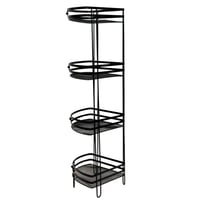 رف معدني زاوية للمطبخ – 4 طوابق