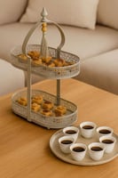 صحن تقديم حلويات دورين بطراز مميز