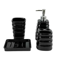 إكسسوارات حمام سيراميكي بتصميم مموج