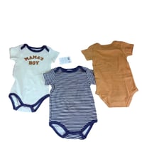 أطقم بديهات أطفال (للأولاد والبنات) – 3 قطع قطنية...