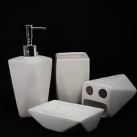 طقم إكسسوارات حمام فاخر من 4 قطع