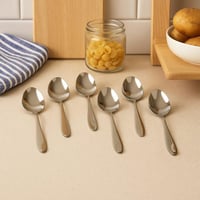 طقم ملاعق ستانلس ستيل – 6 قطع