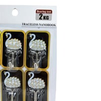 مجموعة خطافات لاصقة نانوية بتصميم البجعة