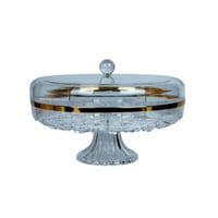 طبق مكسرات بغطاء