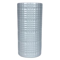 فرشاة حمام خزفية بنقشة مربعات