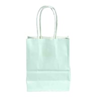 أكياس تسوق ورقية ملونة بمقابض ملتوية