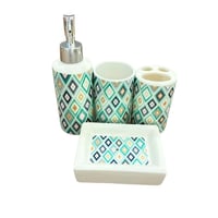 طقم إكسسوارات حمام فاخر من 4 قطع