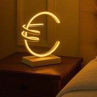 مصباح طاولة بتصميم حلزوني LED