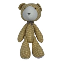 دب قماشي ديكوري بطابع فرنسي