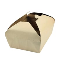 علبة كرافت ورقية لتعبئة الطعام 5 قطع