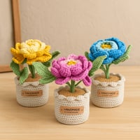 زهور حياكة يدوية – لمسة جمال ما تذبل تميزي بقطعة ف...