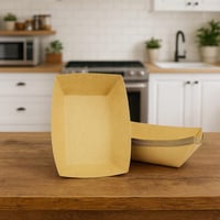 حاويات تقديم طعام كرافت ورقية (طقم 6 حبات)