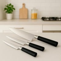 طقم سكاكين متعددة الاستخدام بجودة عالية-3 قطع