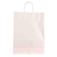 أكياس تسوق ورقية بمقابض ملتوية