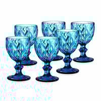 طقم ست كاسات زجاج بتصميم فاخر