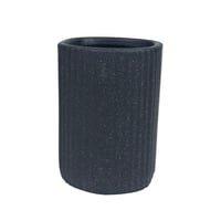 طقم اكسسوارات حمام سيراميك أسود 3 قطع