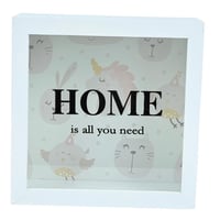 حصالة خشبية بتصميم ديكوري