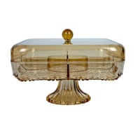 طبق مكسرات بغطاء