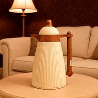 دلة ضيافة فاخرة بتصميم خشبي عصري