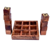 ديكور خشبي لعبة إكس أو (XOXO)