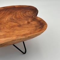 وعاء تقديم الفواكة خشبي