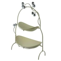 ستاند معدني دورين بلون بيج أنيق، عملي ومناسب لترتي...